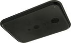 Carlisle FoodService Products CT121603 Café Standard Cafeteria / Fast Food Tray, 12" x 16", Black