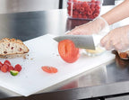 CURTA Cutting Boards for Kitchen, 30" x 18" x 0.5" White Color Coded Plastic Commercial Chopping Board with Anti Slip Surface Dishwasher Safe
