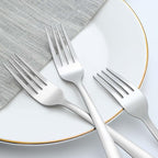 36 Piece Salad Forks, 7 Inch Small Forks in Stainless Steel mirror polished and Dishwasher Safe, Used For Tasting Cakes and Fruits