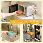 Homienly Wheat Straw Small Bowls, Unbreakable Dessert Bowls 8 PCS, 10 OZ Small Plastic Bowl for Kitchen, Microwave & Dishwasher Safe Mini Bowl for Snack, Ice Cream, Yogurt,Portion Control(Multi)