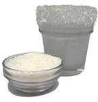 Snowy River Pearl Cocktail Sugar - Vibrant Naturally Colored Sugar for Cocktail Rimming, Baking & Decorating, Medium Crystal (6oz Bottle, Large Crystal)