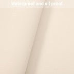 Leather Desk Mat,1.8mm Thick,12x66 Inch Desk Cover,Desk Protector Mat,Dresser Cover Top,Desktop Cover,Dresser Cover Top for Bedroom,Table Protector Mat(Off White+Light Gray,12×66)