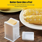 4 Pack Plastic Butter Spreader Corn Cob with Cover Butter Spreader for Corn, Bread & Cooking for Even Spread on Toast, Pancakes, Waffles & Grilling