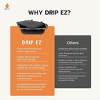 Drip EZ Collapsible BBQ Prep Tubs 3-Piece Set - For Meal Prep Marinating Food Storage - Includes Cutting Board & Lid - (1) JR + (1) OG + (1) XL - Green