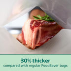 FoodSaver Heavy Duty Quart Vacuum Seal Bags, 44 Pack with 30% Extra Thickness, Compatible with All FoodSaver Appliances