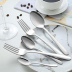 Pleafind 36Pcs Coffee Spoons, 4.7 Inch Spoons Silverware, Stainless Steel Tea Spoon, Mini Spoon, Mirror Polished Teaspoons for Home, Kitchen, Restaurant, Dishwasher Safe