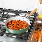 Nordic Ware Cardamom Ceramic Nonstick 10 Inch Fry Pan with Lid