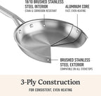 Calphalon Stainless Steel 4.5-Qt Sauce Pan with Lid