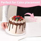6x6x5 Cake Box, 28 Sets White Cake Box with Window ＆ 28Sets 6" Cake Round Boards, 6inch Cake Containers. (White, 665inch/28pcs)