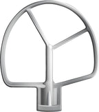 Cuisinart Stand Mixer, 12 Speed, 5.5 Quart Stainless Steel Bowl, Chef’s Whisk, Mixing Paddle, Dough Hook, Splash Guard w/ Pour Spout, White Linen, SM-50, Manual