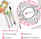 120 Colors Acrylic Paint Pens, Dual Tip Acrylic Paint Markers for Paper, Wood, Canvas, Stone, Rock Painting, Glass, Fabric, DIY, Ceramic, Art Supplies for Kids and Adults Drawing (Dot + Fine)