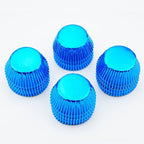 Gifbera Metallic Blue Foil Mini Cupcake Liners Muffin Cups, 300-Count
