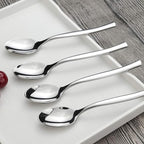 Idomy 12-Piece Stainless Steel Teaspoons, 5.9 Inches