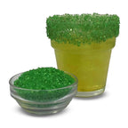 Snowy River Green, Cocktail & Margarita Sugar Rimmer - Vibrant Color Glass Rimming Sugar with Medium Crystal Texture - 8oz