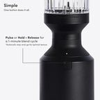 Beast Mega 1200 Plus | Premium Countertop Blender | Smoothies, Shakes, Sauces, Dips, Soups | Blends Ice and Frozen Fruit | XL Vessel | With Extra Vessels, Straw System | 1200W | (Carbon Black, 120V)