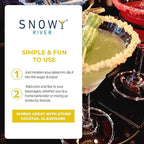 Snowy River Yellow, Cocktail & Margarita Sugar Rimmer - Vibrant Naturally Colored Sugar for Cocktail Rimming, Baking & Decorating, Medium Crystal - 4oz