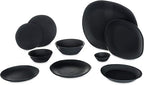 Carlisle FoodService Products Ridge Reusable Plastic Bowl Soup Bowl for Home and Restaurant, Melamine, 8 Ounces, Slate, (Pack of 24)