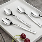Idomy 12-Piece Stainless Steel Teaspoons, 5.9 Inches