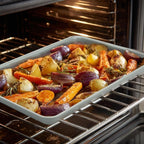 Ceramic Baking Sheet Pan, Cookie Sheets for Baking, Naturally Non-Toxic Ceramic Coating, 2.2mm Thick oven trays for cooking, PTFE & PFOA Free, 15x10"