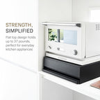 Yamazaki Home Tower Kitchen Countertop Organizer Appliance Stand With Drawer And Pull-Out Shelf - Steel