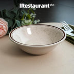 Stoneware Narrow Rim Commercial Grade Dinnerware (Brown Speckle, Fruit 13oz)