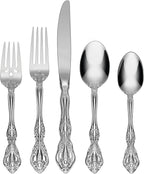 Oneida 2765045AL20 Michelangelo 45 Piece Fine Flatware Set, Service For 8