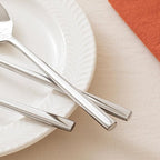 KINGSTONE Dinner Spoon Set, 16-Piece Tablespoons Silverware Spoons, Premium Food Grade Stainless Steel Spoons, Mirror Finish & Dishwasher Safe, Use for Kitchen, Home, Wedding, Party