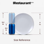 Stoneware Coupe Commercial Grade Dinnerware, Matte White, Plate 9", Case of 24