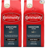 Community Coffee Premium Ground Coffee, Signature Blend, Dark Roast, 12 Ounce (Pack of 2)