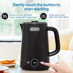 Arofeer® 1.7L(57oz) Large Electric Kettle Temperature Control, 7+Cups Electric Tea Kettle for Coffee&Tea, 2 quarts Big Hot Water Kettle Electric with,1200W,Keep Warm-Black