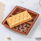 1 Inch Chocolate Bar Mold Deep Dubai Stuffed Chocolate Molds Silicone Large Break Apart Silicone Molds (Mix,1 Pc）