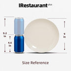 Stoneware Coupe Commercial Grade Dinnerware, Ivory, Plate 9", Case of 24