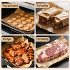 200 Pcs 9x13 Inches Unbleached Parchment Paper, Precut and Non-Stick Parchment Paper Sheets for Baking, Oven, Pan Cooking