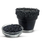 Snowy River Black, Cocktail & Margarita Sugar Rimmer - Vibrant Color Glass Rimming Sugar with Medium Crystal Texture - 8oz