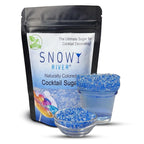 Snowy River Blue Dream, Cocktail & Margarita Sugar Rimmer - Vibrant Naturally Colored Sugar for Cocktail Rimming, Baking & Decorating, Medium Crystal - 4oz