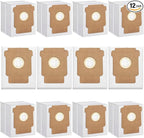 12 Pack Q0520 Vacuum Bags for iRobot Roomba Vacuum 2 Q0520 Essential Robot Vacuum Cleaner,Roomba 105 Combo/Vac,Plus 405 404 505 Combo Max 705 Vac,Max 705 Combo Robot,Disposable Auto-Empty Dust Bin Bag