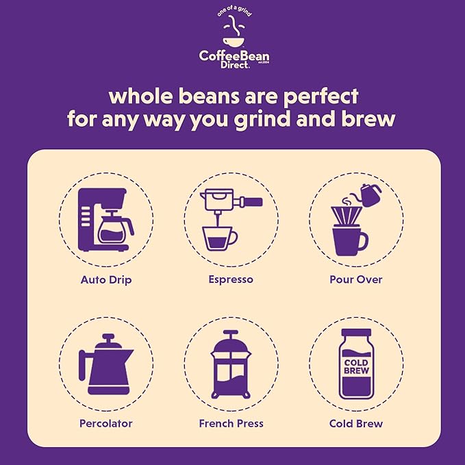 Coffee Bean Direct Organic Fair Trade Dark Sumatra Mandheling, Whole Bean Coffee, Dark Roast, 5 Pound Bag (Pack of 1)