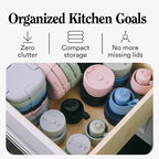 STOJO Collapsible Sandwich Box – 24oz, Reusable Food Storage Container, Silicone Bowl for Hot/Cold Food – Meal Prep, Lunch, Camping, Hiking – Dishwasher Safe (Set of 1, Sage)