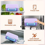 Bento Lunch Box for Kids with 8oz Soup Thermo, Leak-proof Lunch Food Containers with 5 Compartment, Insulated Lunch Bag & 17oz Stainless Steel Water Bottle for School, Trvael