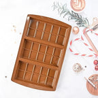 1 Pc Chocolate Bar Mold, 10 Snap 4/5 Inch Deep Large Chocolate Mould Silicone Break Apart Thick Silicone Molds for Candy, Dubai Pistachio, Snacks and Desserts