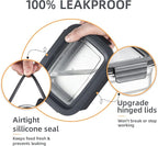 BEFOY 4PCS Stainless Steel Food Storage Container with Lids Bento Lunch Box Leak Proof & Airtight for Kitchen Meal Prep freezer Reusable & Stackable Oven Dishwasher Safe (650 * 4)
