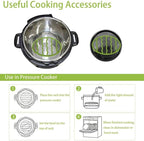 Slow Cooker Silicone Stand Grill Stand Slow Cooker Grill Grill Fits 6-Quart and 8-Quart Cookware