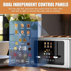 4 Slice Toaster, Touchscreen & Dual Independent Control Panel,Digital Countdown Toasters, 6 Shade Settings＆6 Bread Types, Smart Mute/Screen-Off,Silver