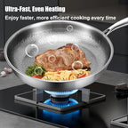 Titanium Pan, Pletefull Pure Titanium Pro Hammered Frying Pan, Multifunctional Non-stick Without Coating Cookware, Scratch-Resistant Durable Flat Pan Dishwasher-Friendly（10.23inch）