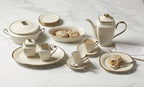 Lenox 140104040 Eternal Saucer, 1 Piece, Porcelain, 6" x 6"