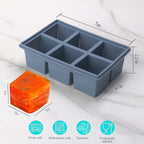 1/2 Cup Silicone Freezer Tray With Lid,Silicone Freezer Molds 3-Pack For meal prep & freezing of various sauces and other dishes, makes 18 perfect 1/2 cup portions cubes (Multicolor 3 Pack)