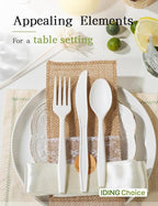 100% Compostable 200 Count No Plastic Spoons, Plastic Utensils, The Heavyweight Heavy Duty Flatware is Eco-Friendly Products for Lounge Party Wedding Office BBQ Picnic Camping.