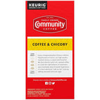 Community Coffee Coffee and Chicory Medium-Dark Roast Single Serve Keurig K-Cup Pods 32 ct Box