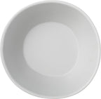 Carlisle FoodService Products Ridge Reusable Plastic Bowl for Home and Restaurant, Melamine, 52 Ounces, Cement, (Pack of 12)