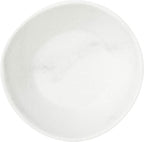 Carlisle FoodService Products Ridge Reusable Plastic Bowl Soup Bowl for Home and Restaurant, Melamine, 8 Ounces, Marble, (Pack of 24)